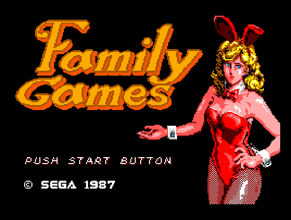 Family Games Title Screen